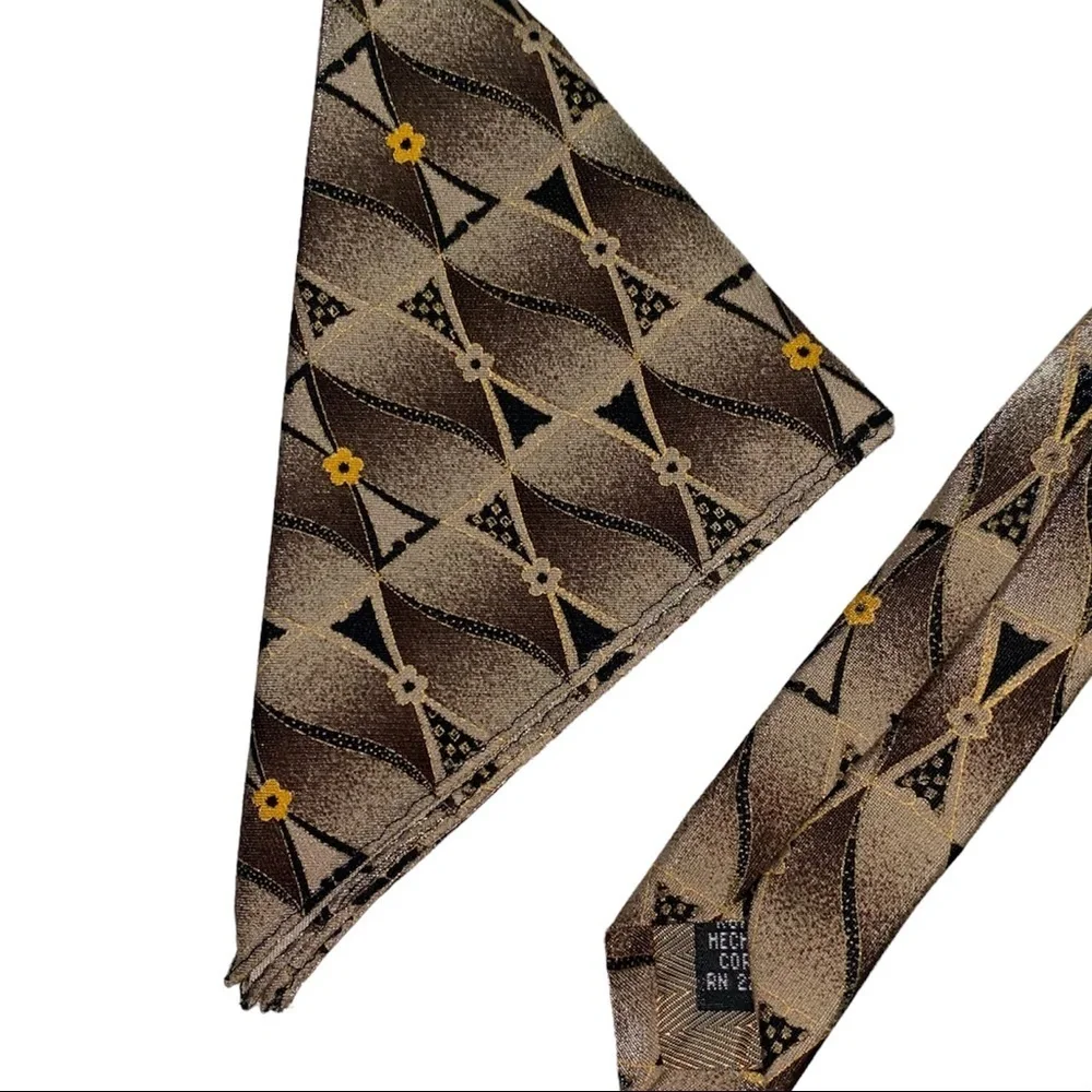 🆕 MUROYA New York Tokyo Mens Tie with Handkerchief